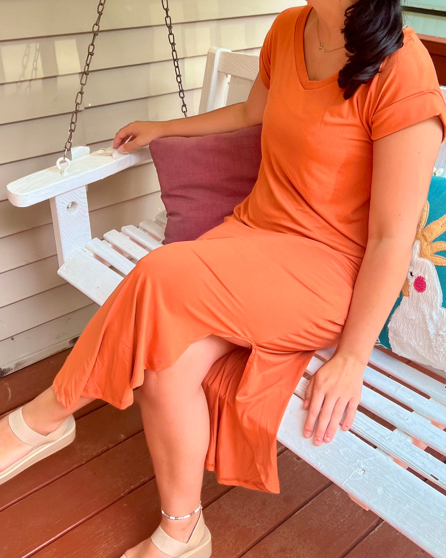 Hayley Dress Orange